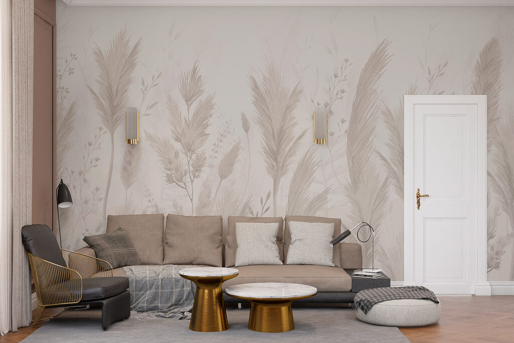 Graceful foliage in soft hues
