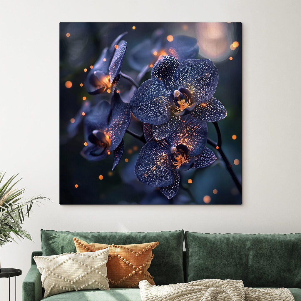Elegant orchids in soft ambiance Elegant orchids in soft ambiance