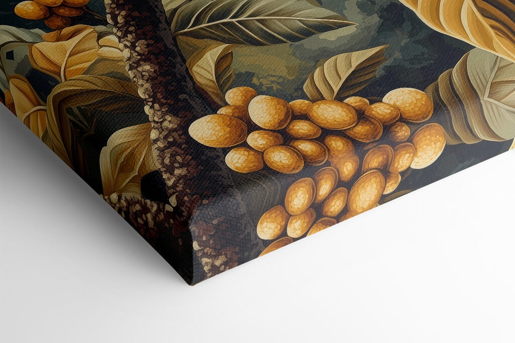 Painting of a tree with fruits