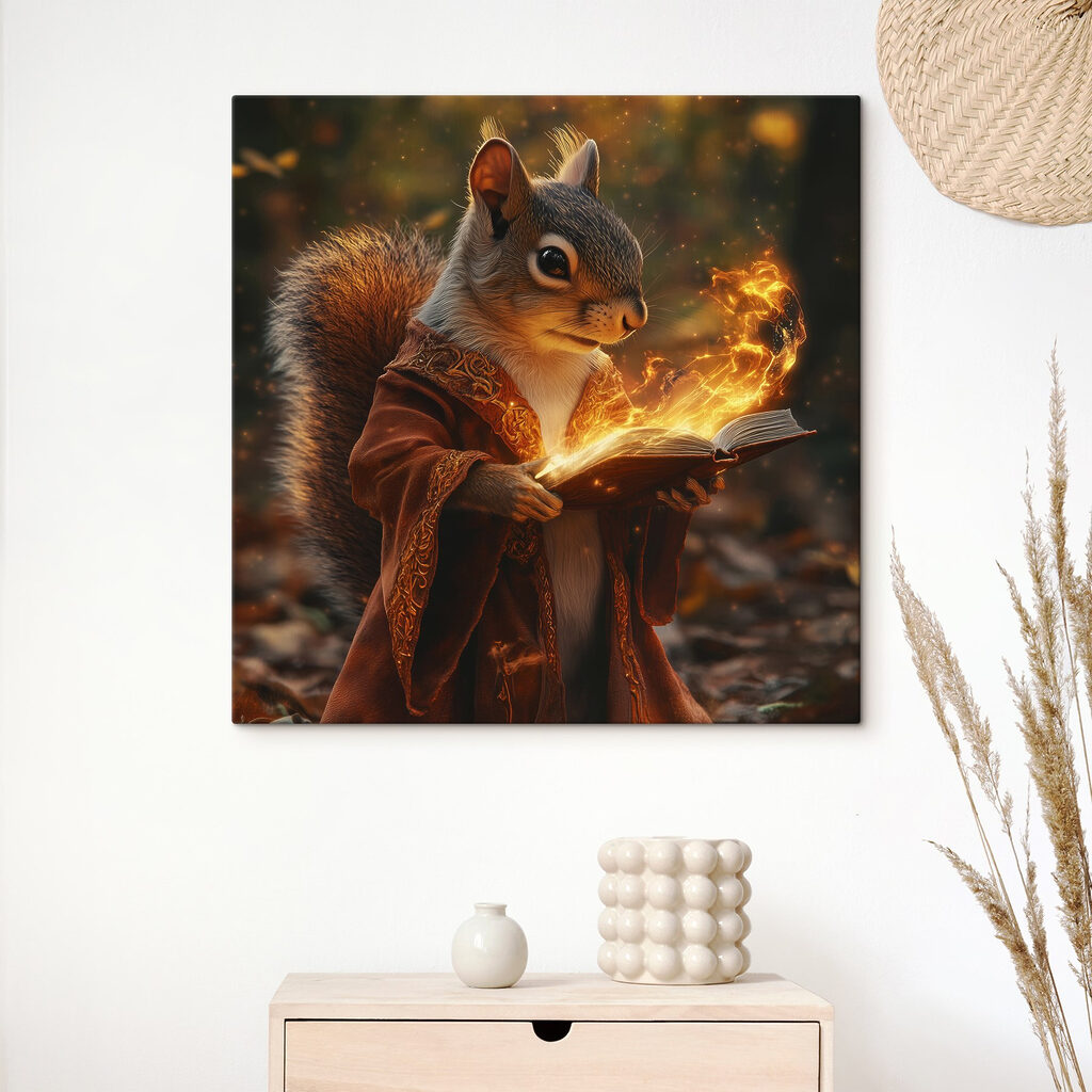 Squirrel holding a book with flames coming out of it Squirrel holding a book with flames coming out of it