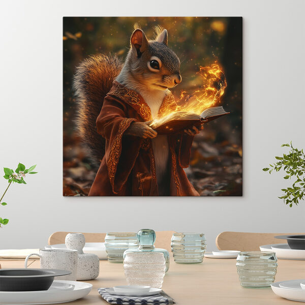 Squirrel holding a book with flames coming out of it Squirrel holding a book with flames coming out of it