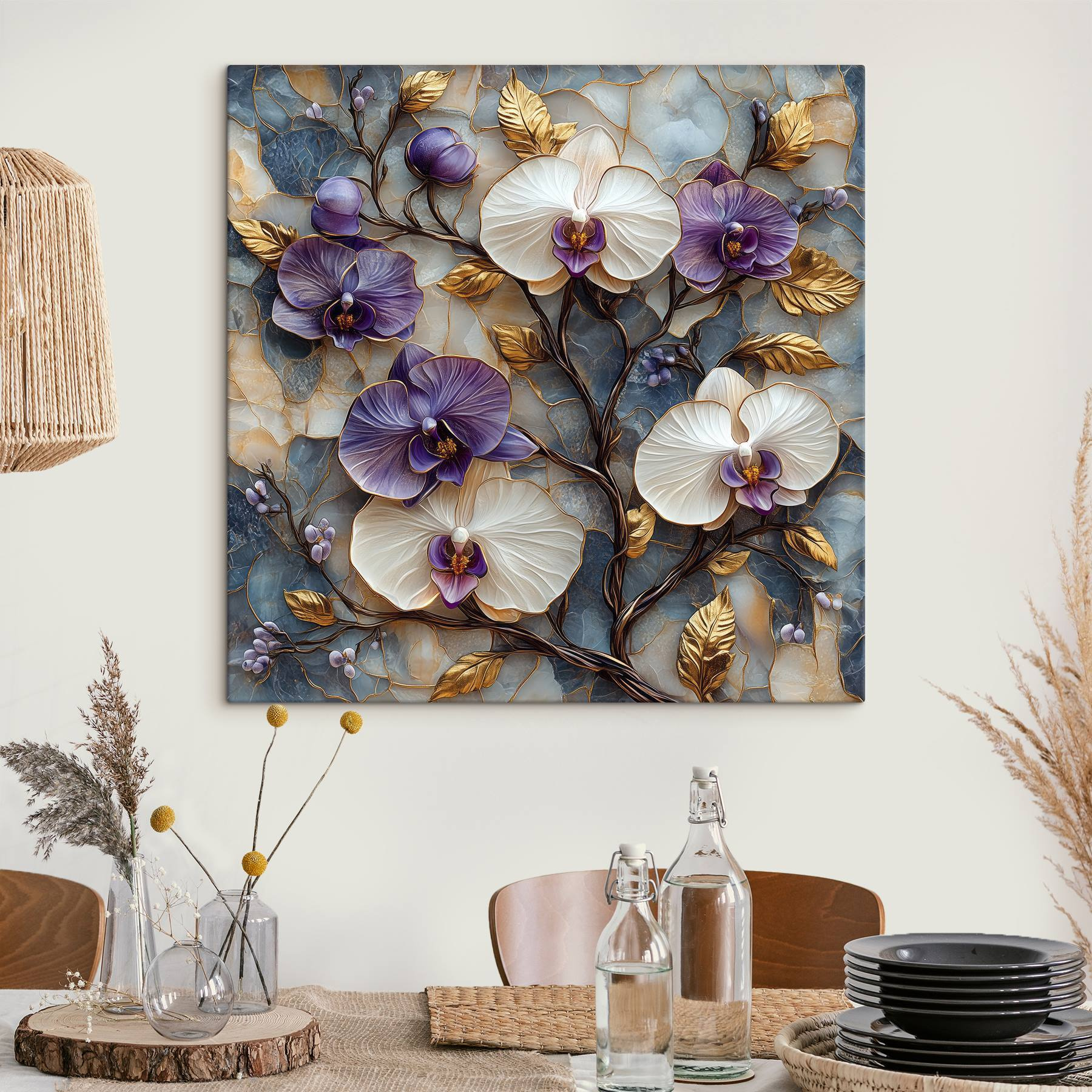 Delicate blooms on textured background Delicate blooms on textured background