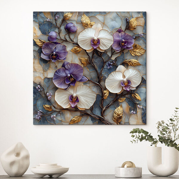 Delicate blooms on textured background Delicate blooms on textured background