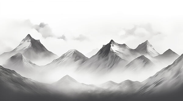 Cordillera con niebla Cordillera con niebla