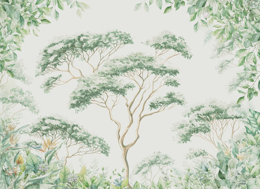 Pintura de árboles y plantas Pintura de árboles y plantas
