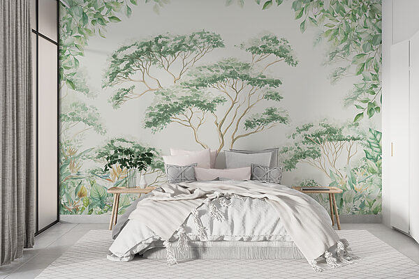 Pintura de árboles y plantas Pintura de árboles y plantas