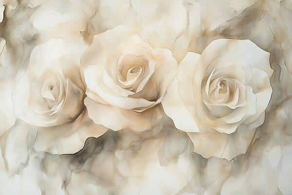 Grupo de rosas blancas Grupo de rosas blancas