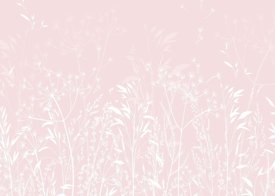Delicada flora sobre fondo suave