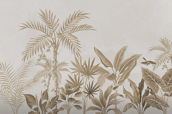 Papel pintado con plantas y hojas Papel pintado con plantas y hojas