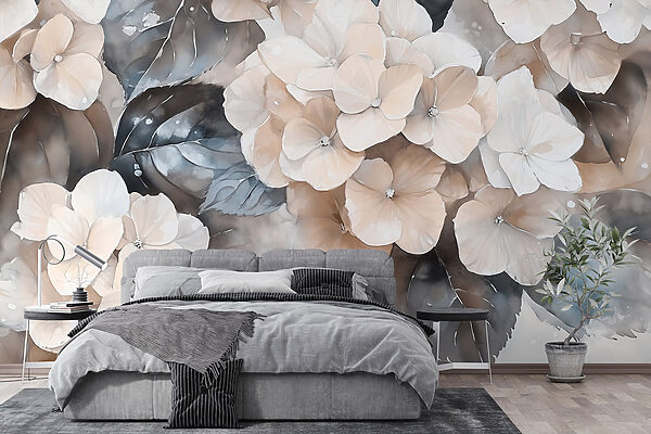 Delicate blooms in soft hues