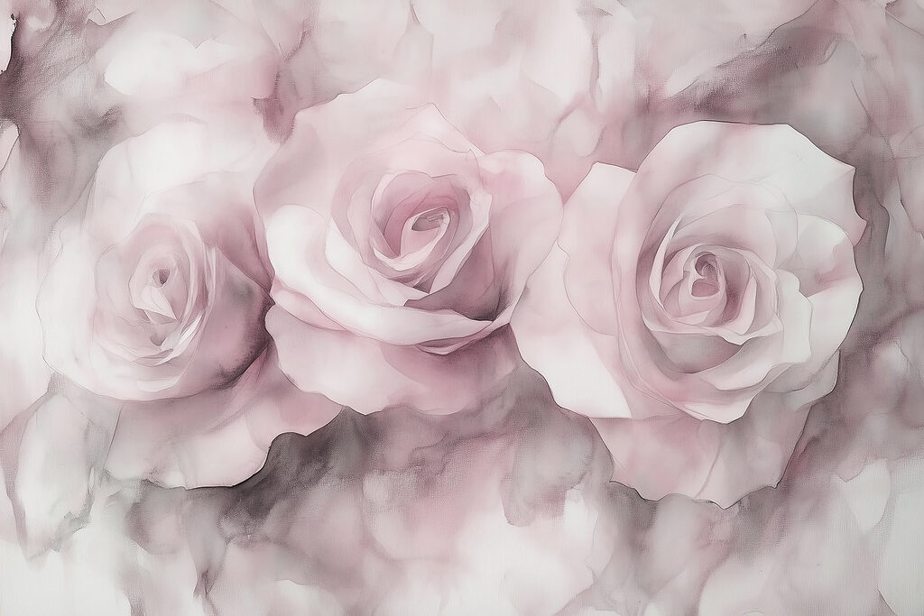 Grupo de rosas rosadas Grupo de rosas rosadas