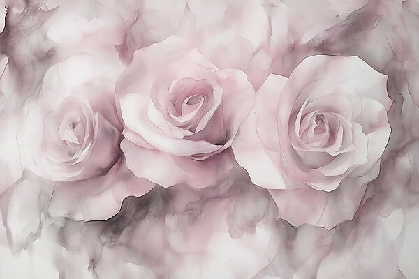Grupo de rosas rosadas Grupo de rosas rosadas