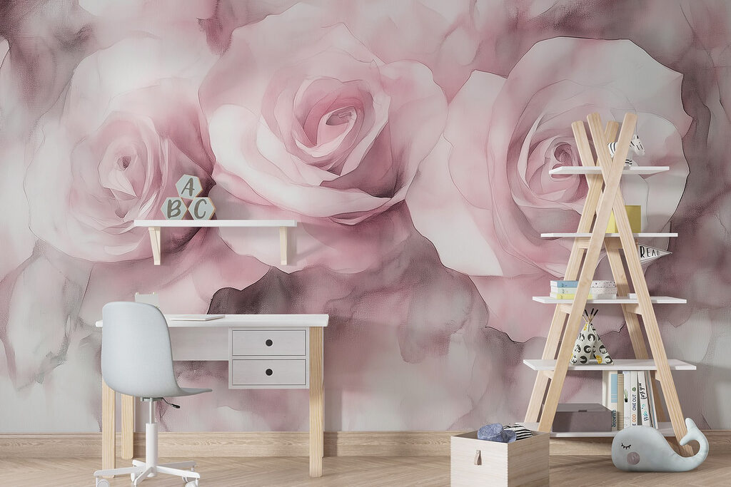 Group of pink roses