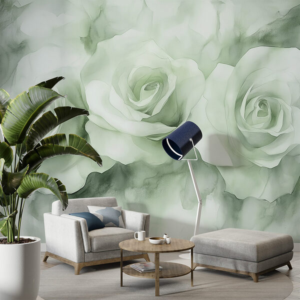 Group of white roses