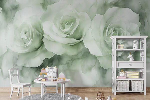 Group of white roses
