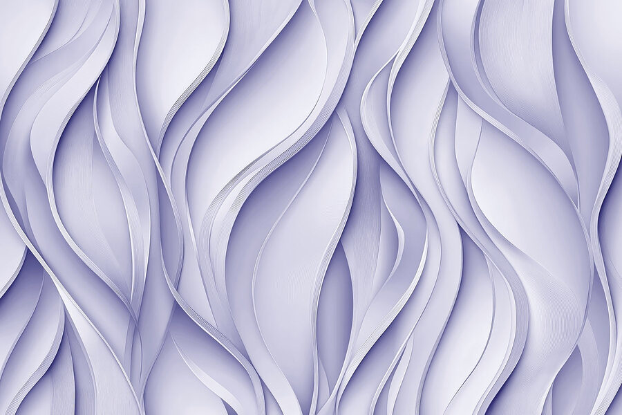 Motivo ondulado blanco y morado