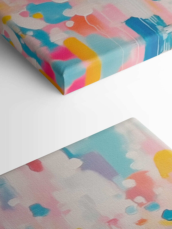 Colorful paint splatter on a white surface Colorful paint splatter on a white surface