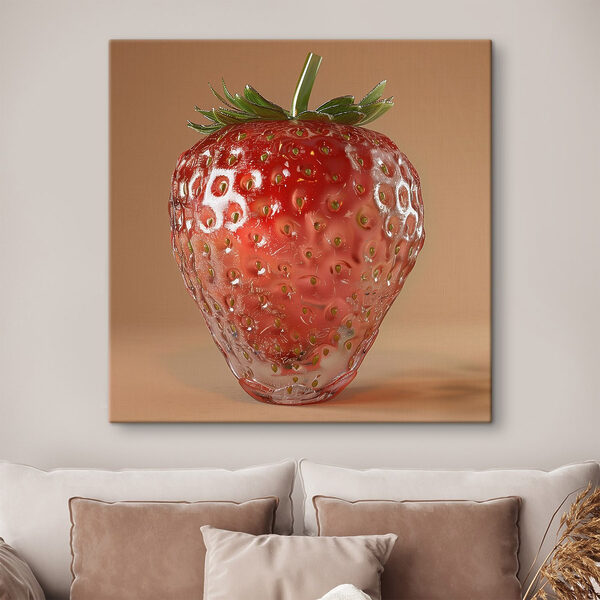 Strawberry in a unique style