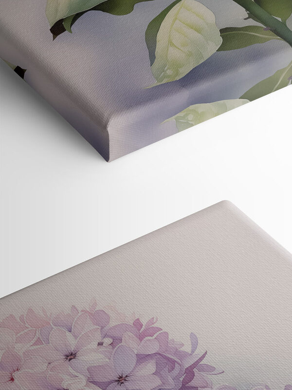 Delicate blooms in soft pastel hues