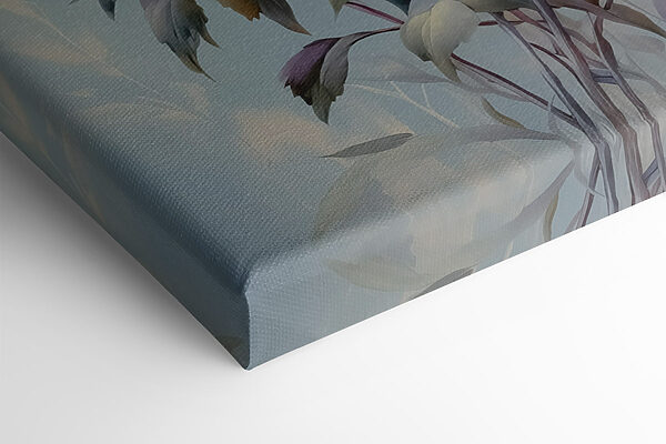 Painting of white flowers