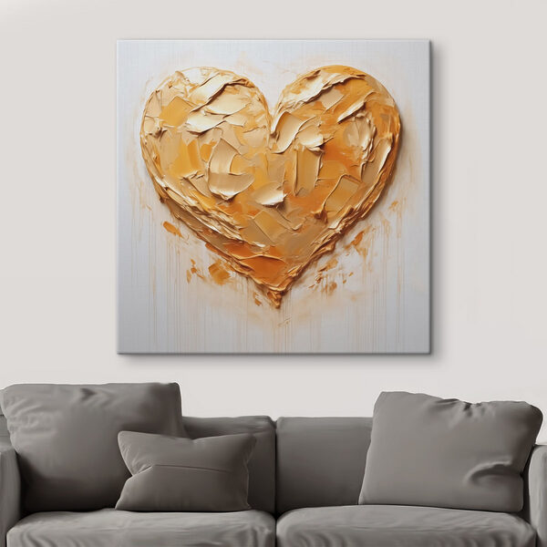Cuadros Objeto con forma de corazón y salpicaduras de pintura (SKU: s42124) Cuadros Cuadros Objeto con forma de corazón y salpicaduras de pintura (SKU: s42124)
