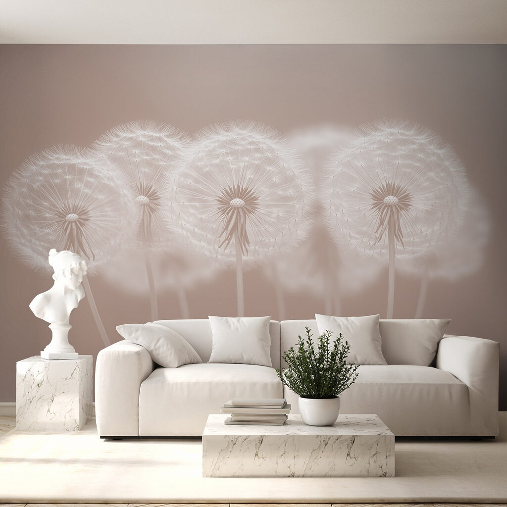 Group of dandelions