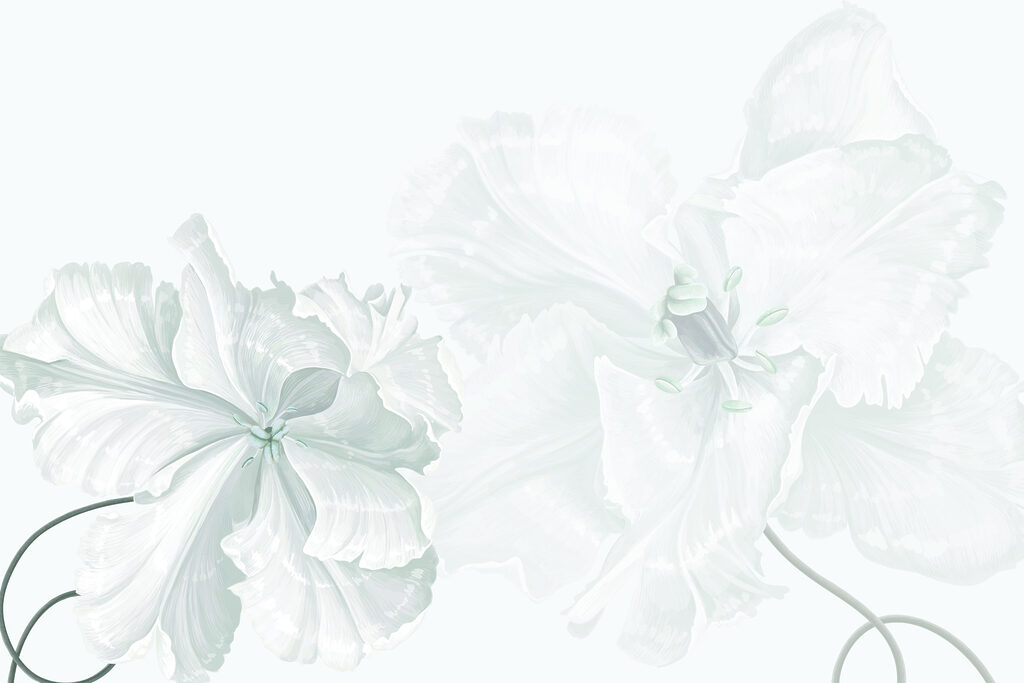 Delicate blooms in soft elegance