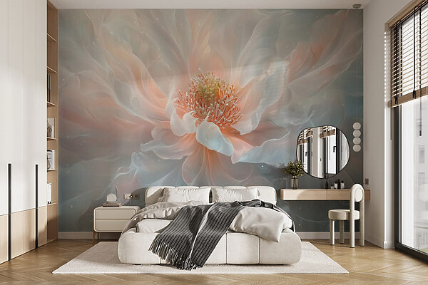 Fotomurales Fotomurales Pétalos delicados en tonos suaves (SKU: w02545)