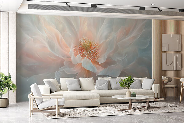 Delicate petals in soft hues