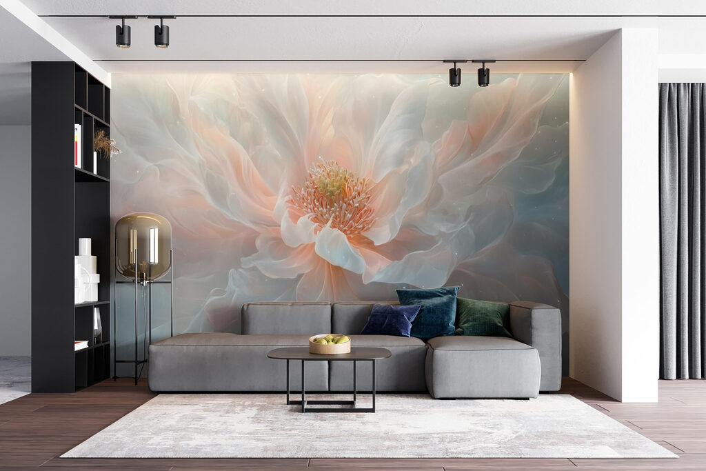 Delicate petals in soft hues