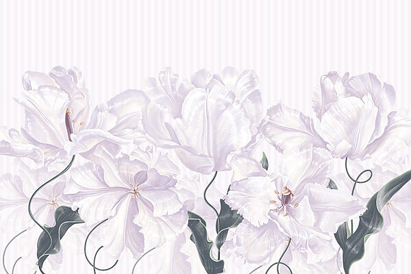Flores suaves en delicada armonía Flores suaves en delicada armonía