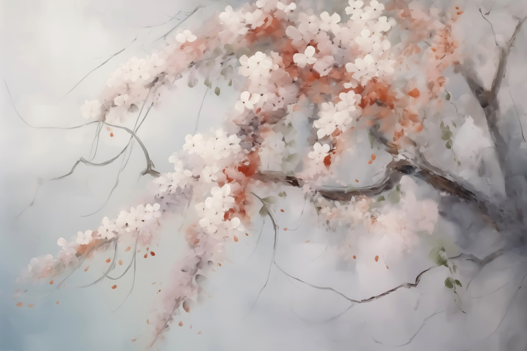 Tree with white flowers Tree with white flowers