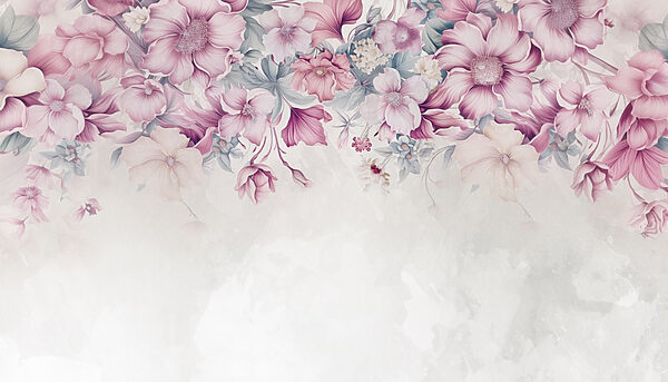 Elegancia floral en suaves tonos pastel Elegancia floral en suaves tonos pastel
