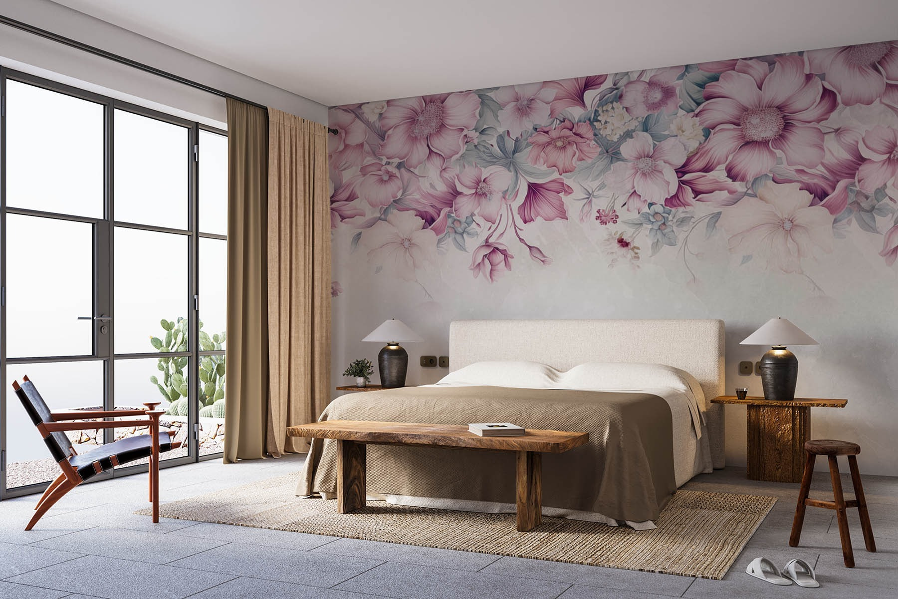 Floral elegance in soft pastels