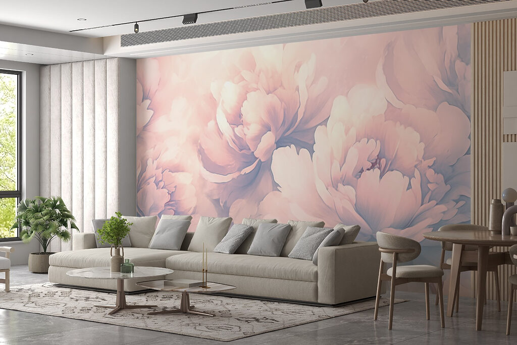 Soft petals in gentle hues