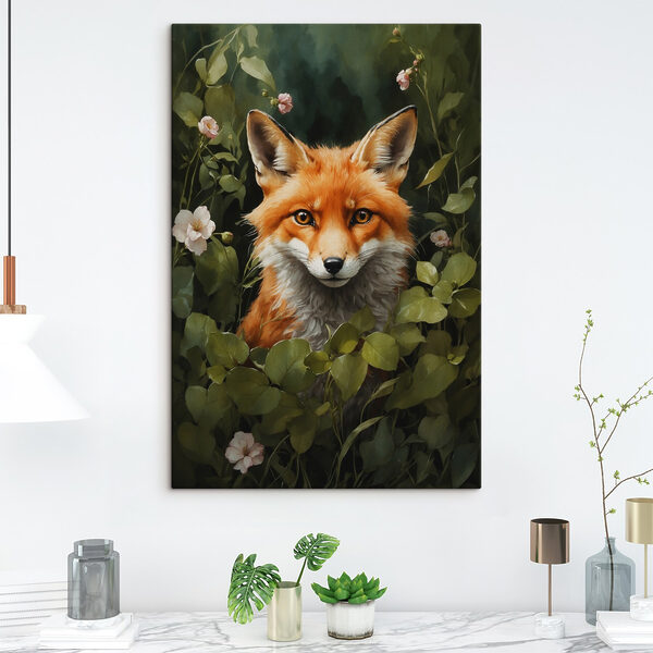 Fox in a bush Fox in a bush
