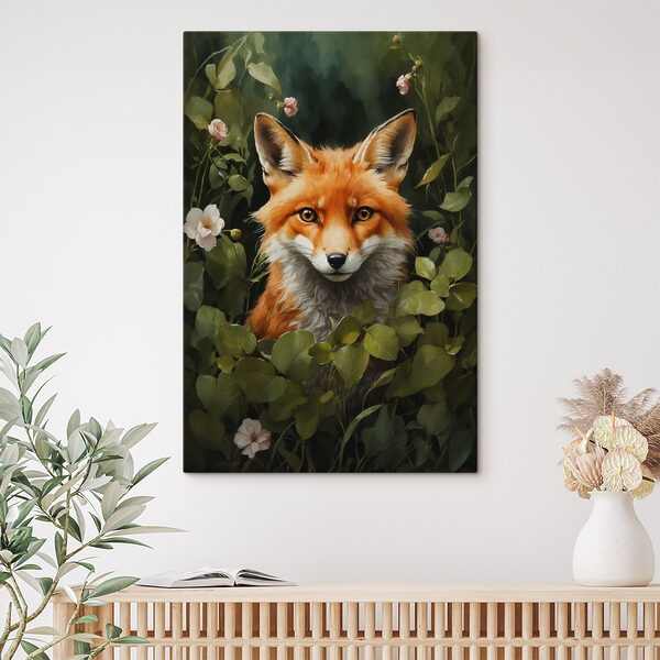 Fox in a bush Fox in a bush