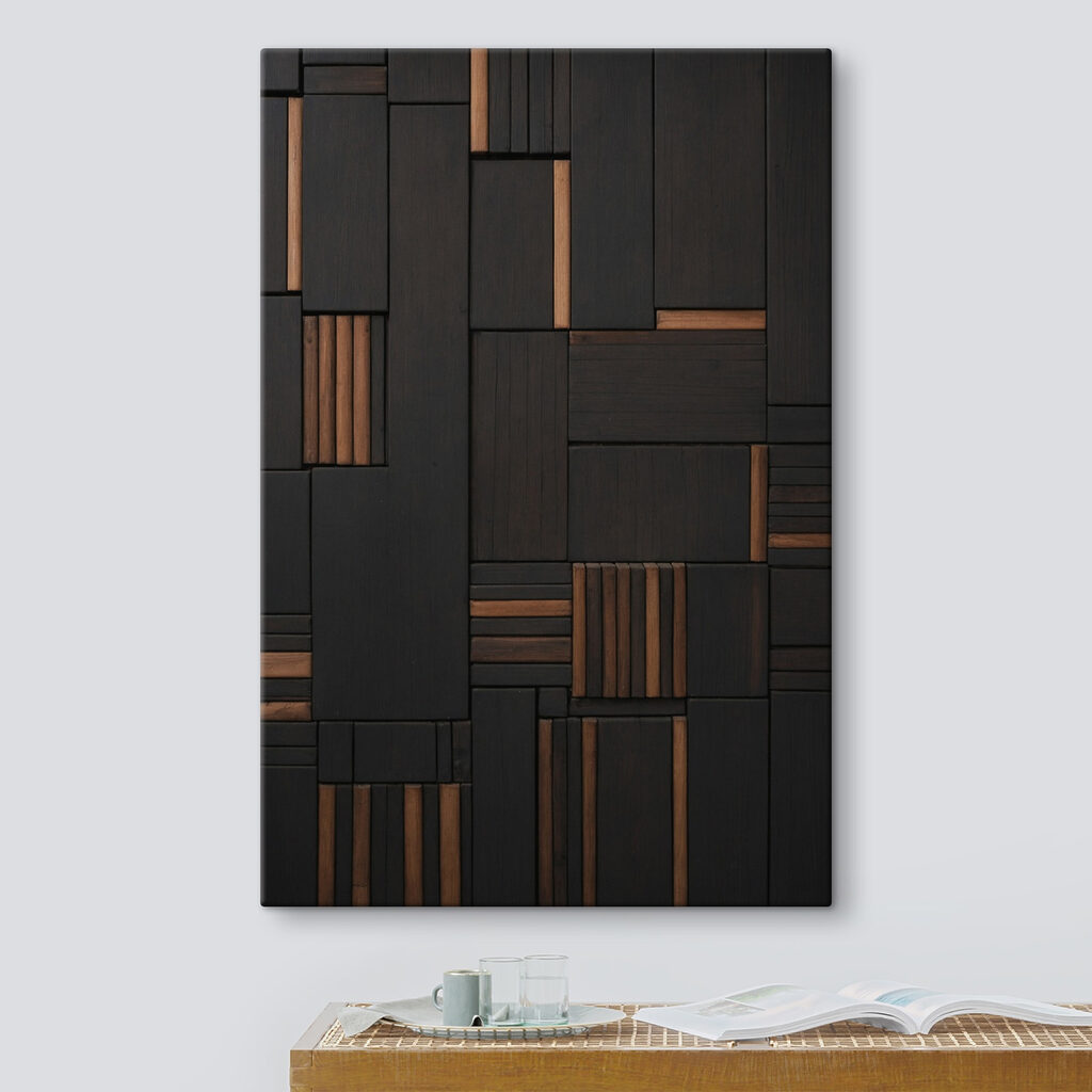 Black and brown wood wall Black and brown wood wall