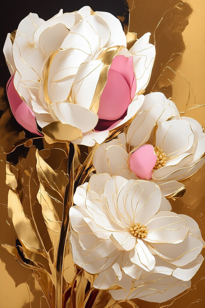 Delicate blooms in elegant arrangement