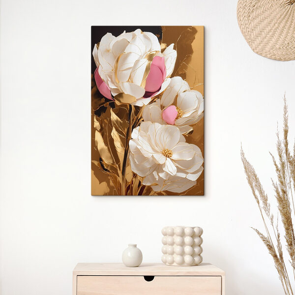 Delicate blooms in elegant arrangement