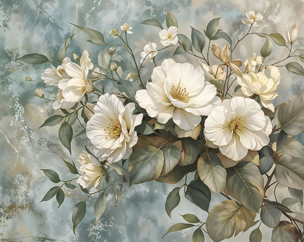 Delicadas flores sobre un fondo suave Delicadas flores sobre un fondo suave