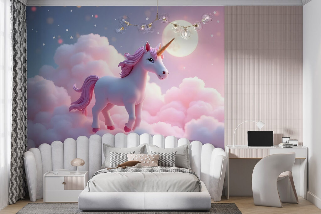 Unicorn in the clouds