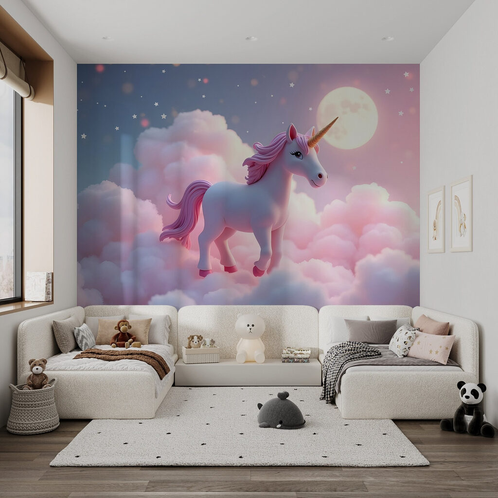 Unicorn in the clouds