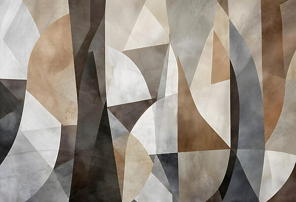 Pared con diferentes colores y formas Pared con diferentes colores y formas