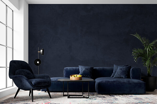 Pared azul oscuro con vetas blancas Pared azul oscuro con vetas blancas