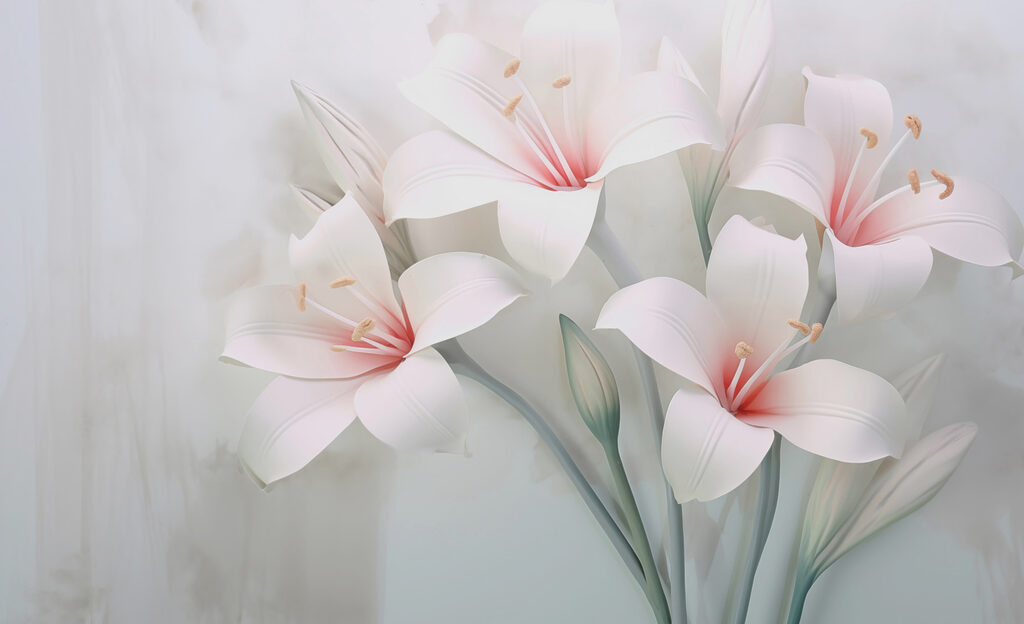 Delicadas flores de sutil elegancia Delicadas flores de sutil elegancia