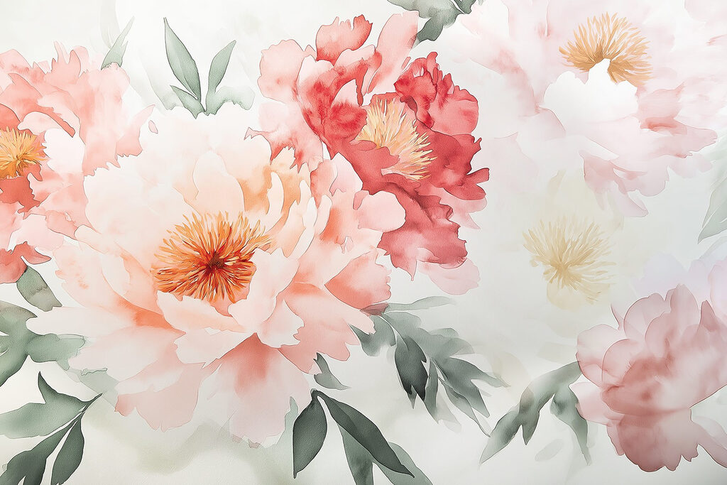 Beautiful blooms in soft hues Beautiful blooms in soft hues