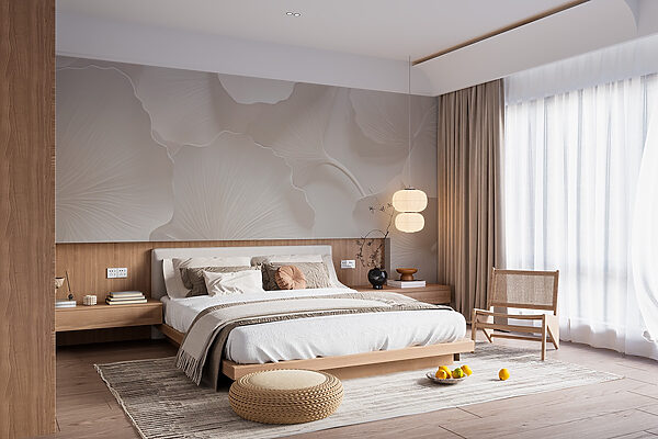 Fotomurales Fotomurales Texturas fluidas de suaves pétalos (SKU: w02577)