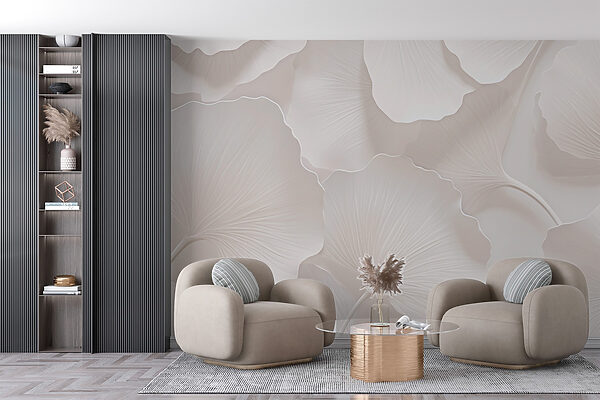 Flowing textures of soft petals