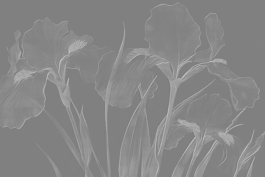 Elegantes motivos florales en tonos suaves